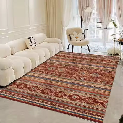 Tapis Marocain Bohème Ethnique pour Salon & Chambre - Polyvalent et Lavable