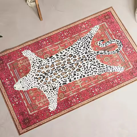 Tapis Marocain Ethnique Doux et Lavable pour Salon et Chambre