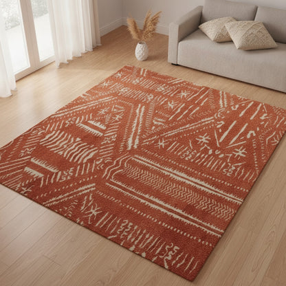 Tapis Bohème Doux et Moelleux Style Marocain Rétro pour Salon et Chambre