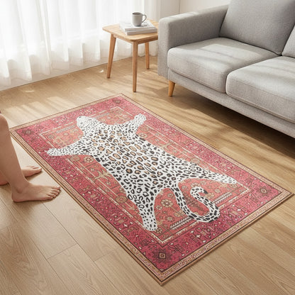 Tapis Marocain Ethnique Doux et Lavable pour Salon et Chambre