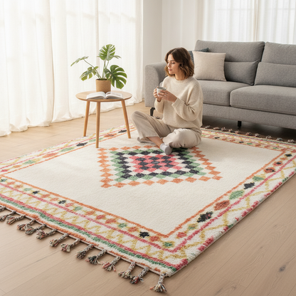 Tapis berbère doux salon